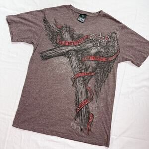 Y2K Tribal Style Jesus Tee Not of This World - M